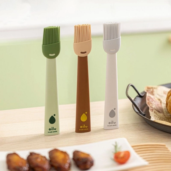 Brosse en silicone pour gâteaux, viande - vert