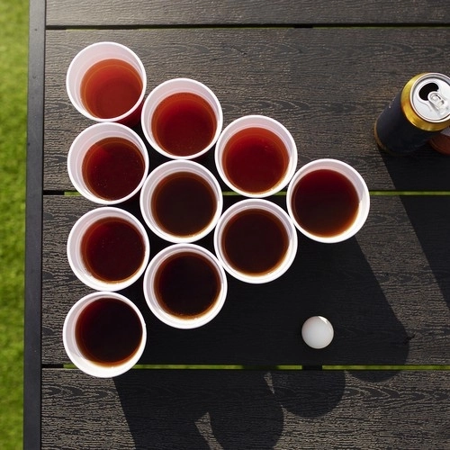 Jeu de Beer Pong - 50 gobelets rouges 21232