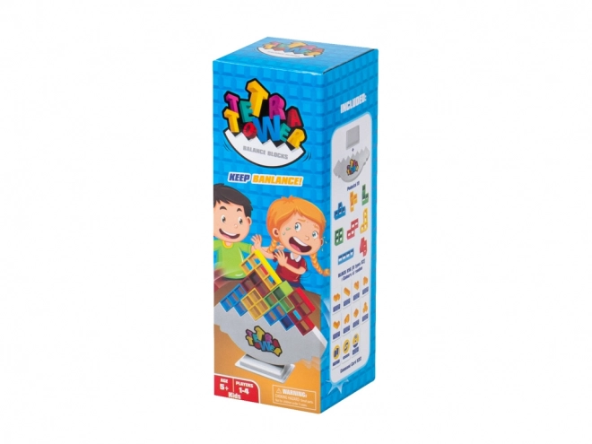 Jeu d'équilibre logique Montessori dans le style Tetris