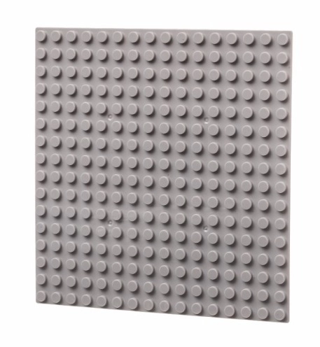 L-W Jouets Plateau de base 16x16 gris clair