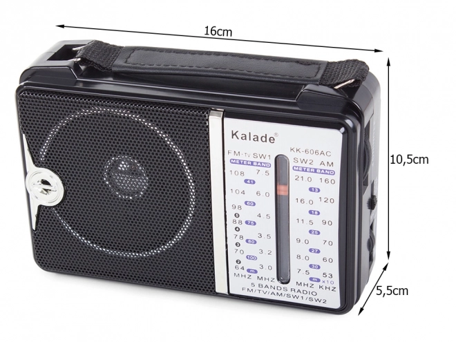 Radio de cuisine rétro FM AM SW