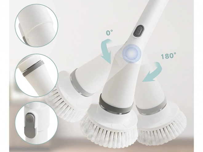 Brosse rotative électrique pour carreaux et joints
