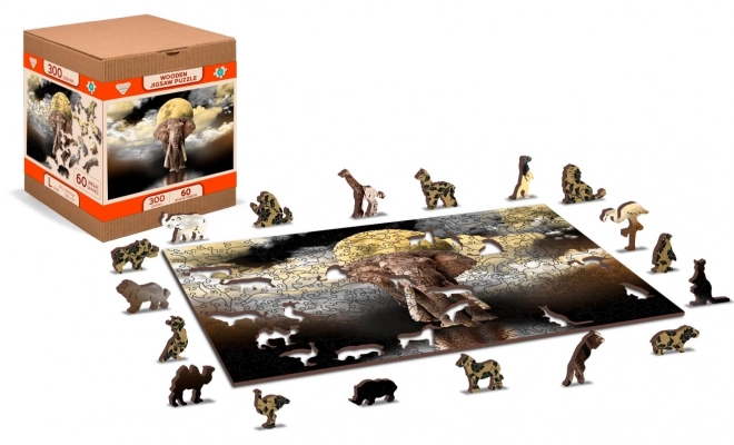 Puzzle en bois Rêves d'Éléphant