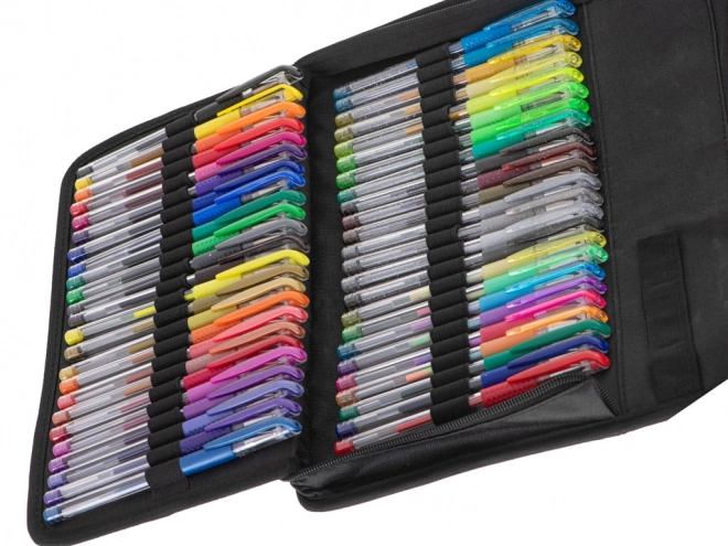 Ensemble de stylos gel colorés avec recharges en plus - 120 pièces