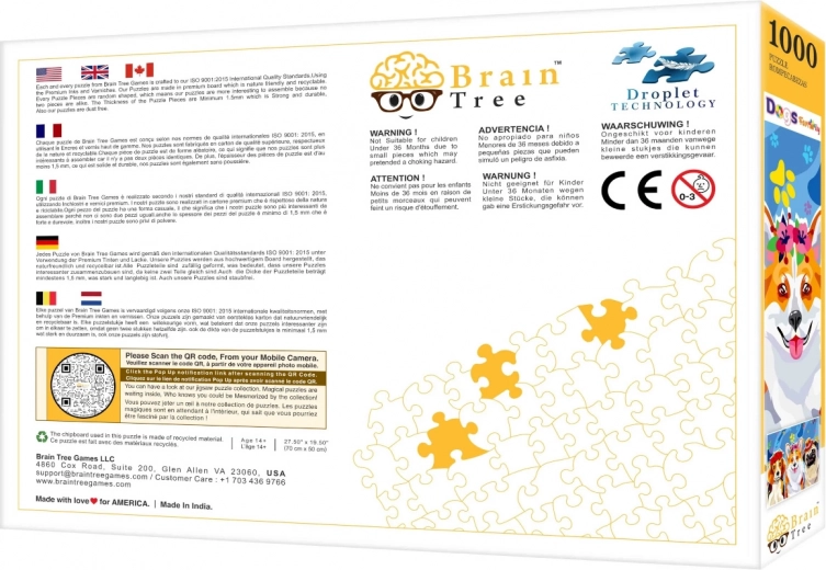 Pièces découpées aléatoirement, uniques