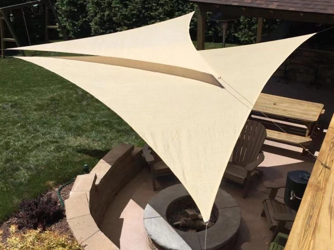 Bâche de jardin imperméable renforcée 3x3x3m