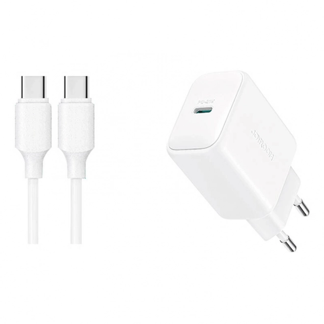 Chargeur mural Joyroom avec câble C-C 20W 1m (blanc)