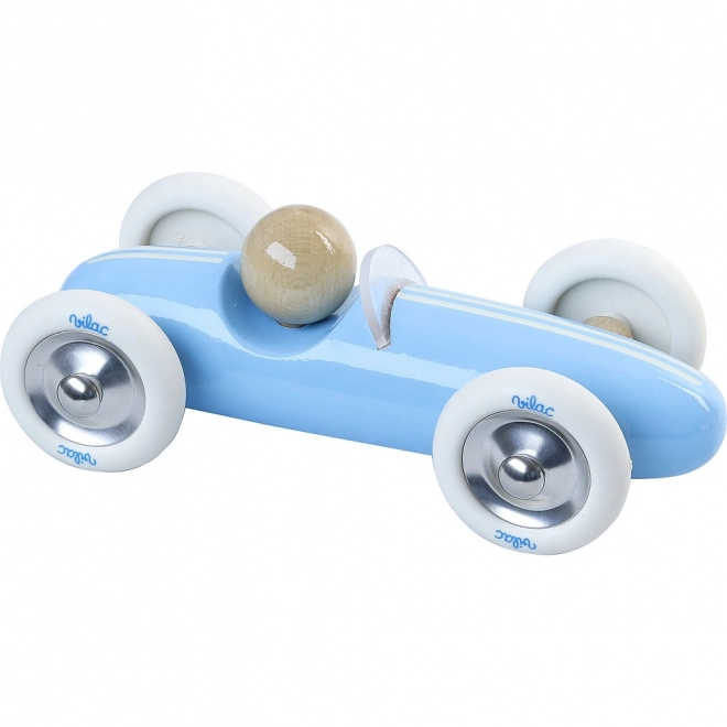 Vilac Voiture en bois Grand prix vintage bleu clair