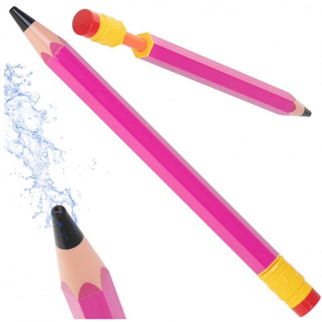 Pompe à eau de type stylo 54cm rose