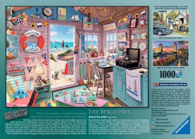 Puzzle Ravensburger Mon chalet de plage My Haven No7 1000 pièces