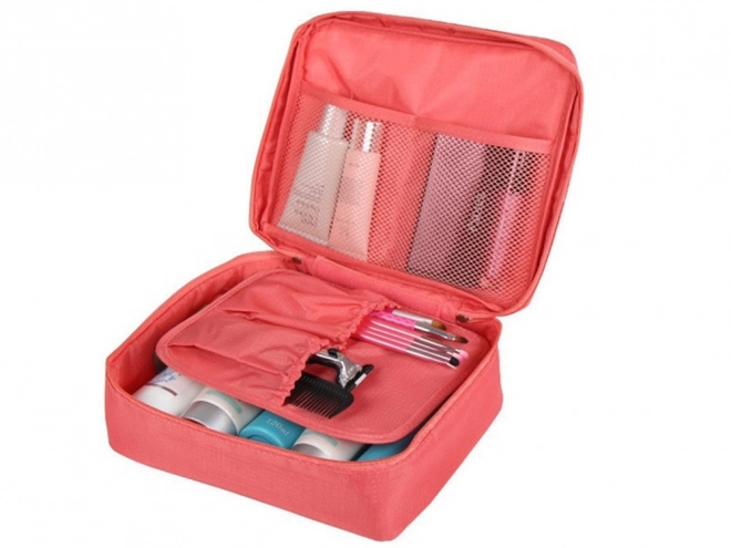 Sac de voyage cosmétique - saumon