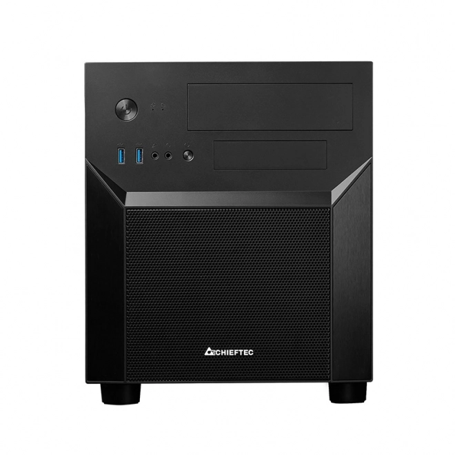 Boîtier d'ordinateur noir mATX Cube Mesh Series