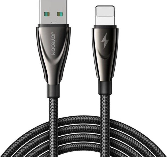 Câble USB–Lightning JOYROOM 3 A, 1,2 m, noir