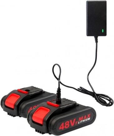 Deux batteries 21 V pour une autonomie prolongée