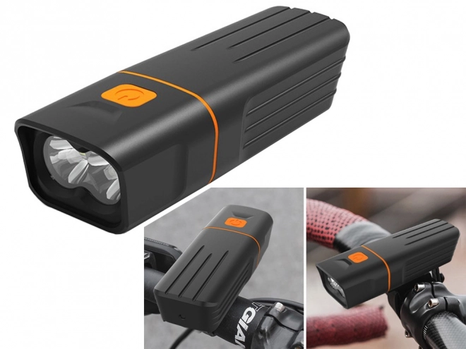 Ensemble de lumières LED avant et arrière pour vélo avec chargement USB