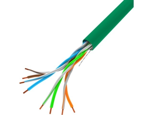 Câble UTP cat. 5e fil CU vert