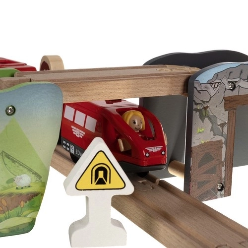 Circuit de train en bois Kruzzel 22495