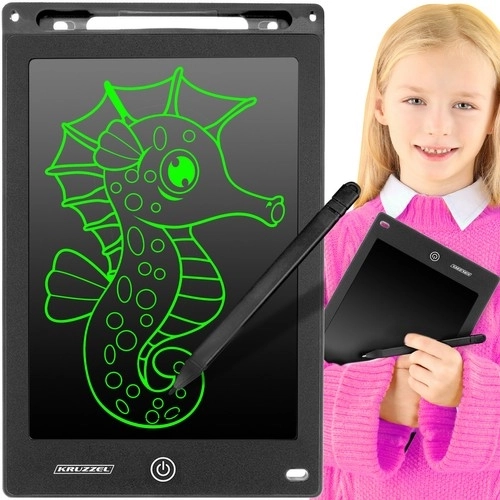 Tablette de dessin 10" noire XL KRUZZEL 22455