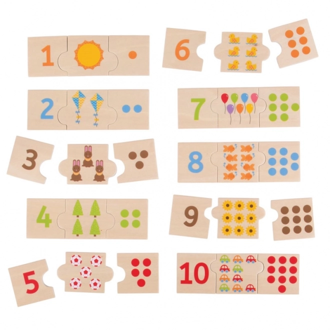 Puzzle éducatif de Bigjigs Toys Comptage