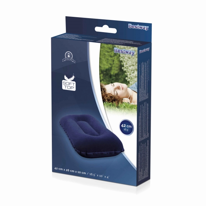 Bestway oreiller de voyage gonflable en velours