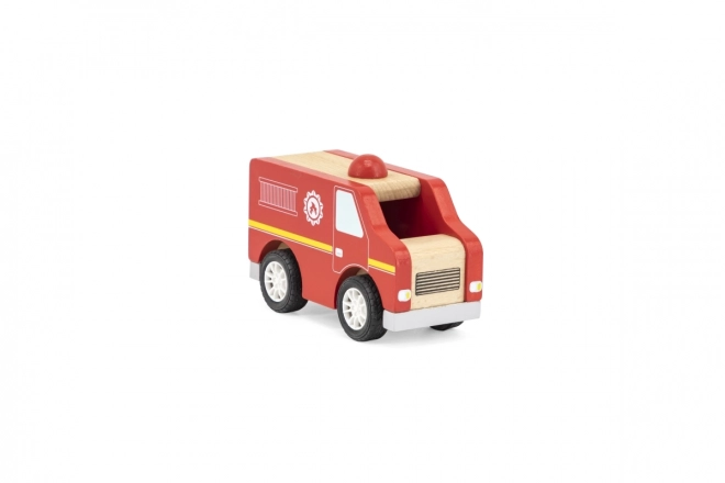 Voiture de pompier en bois Viga