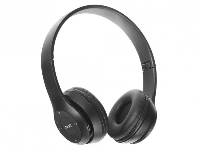 Casque sans fil p47 bluetooth microphone mp3 – Noir