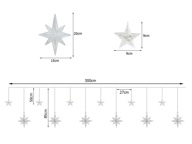 Design attrayant avec étoiles