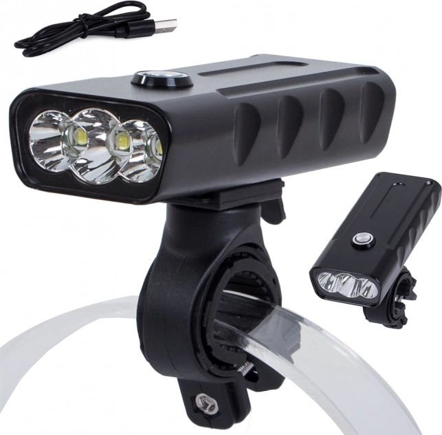 Lampe de vélo avec fonction powerbank et LED CREE XM-L T6