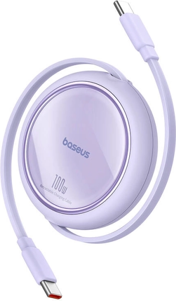 Câble USB-C rétractable Baseus Free2Draw, 100 W, 1 m