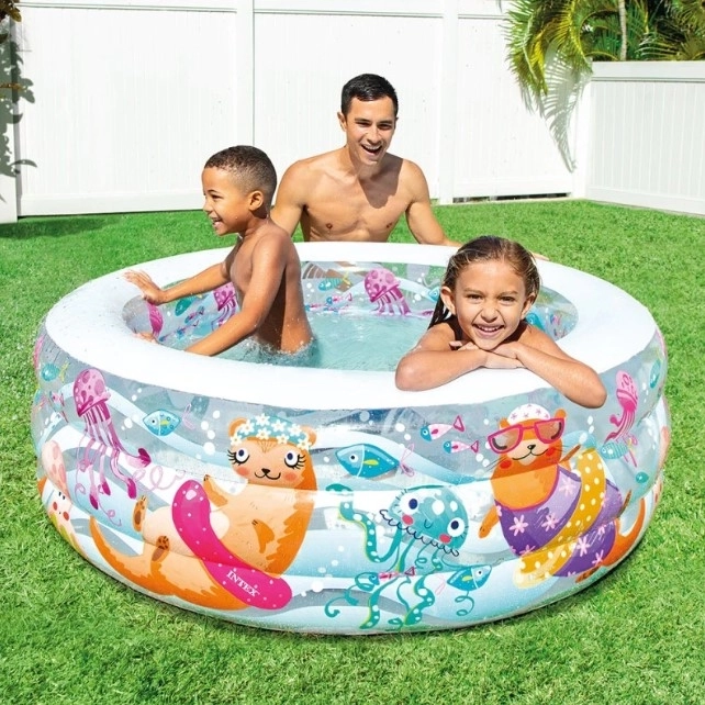 Piscine gonflable Monde marin