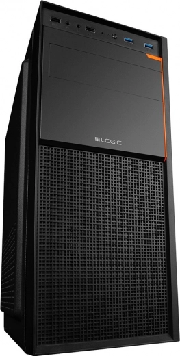 Design moderne avec accents orange