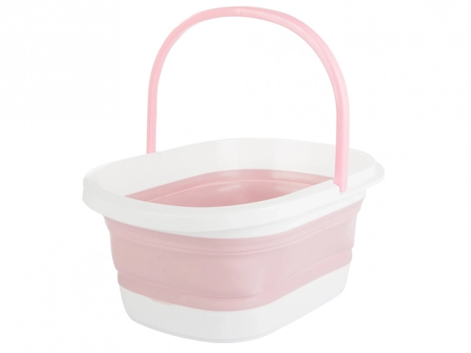 Bain de pieds pliable avec picots pour massage