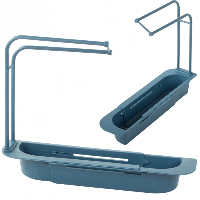 Organisateur d'ustensiles de cuisine étagère d'évier égouttoir pliable