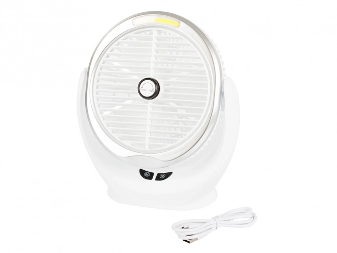 Ventilateur de table sans fil – Blanc
