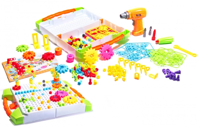 Kit éducatif avec perceuse en mallette