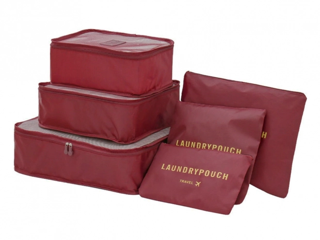 Organisateurs de voyage en filet pour bagage x6