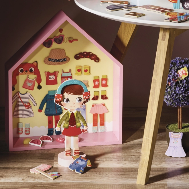 Puzzle magnétique à habiller Chloe par Vilac