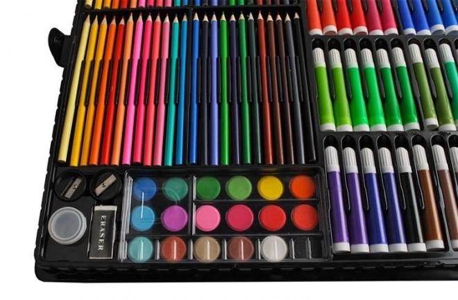 Ensemble de peinture et de dessin dans une mallette 288 pièces
