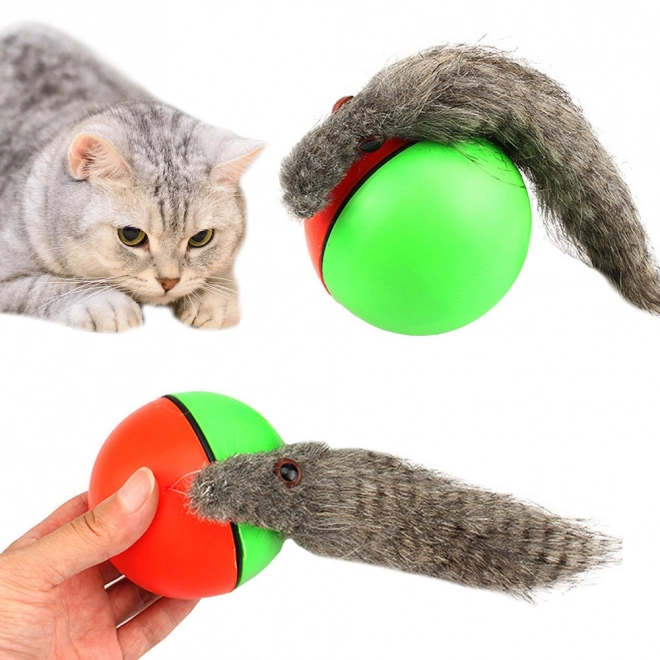 Jouet d'évasion pour chats et chiens avec balle et furet