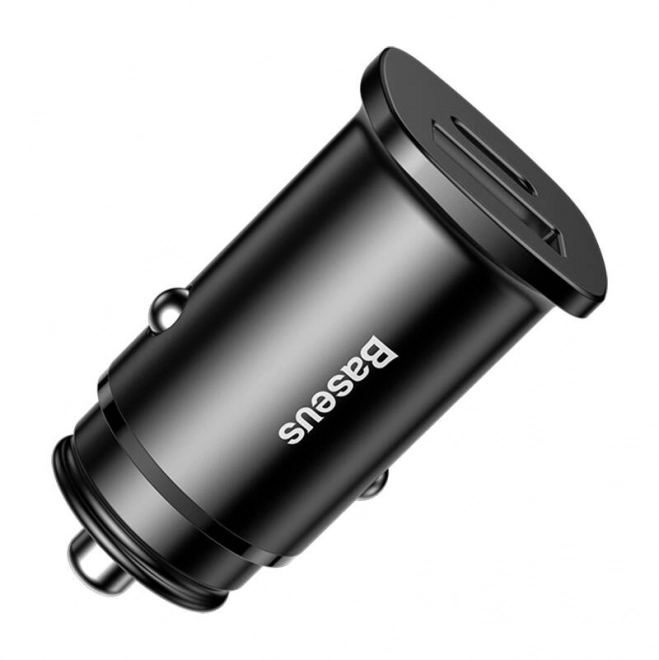 Chargeur rapide de voiture Baseus 30W noir