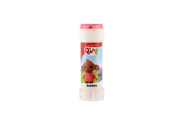 Bublifuk 60ml Lapin Bing mélange de couleurs dans un flacon en plastique 4x11cm