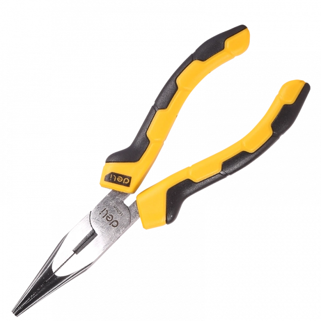 Pince à bec long Deli Tools 6″