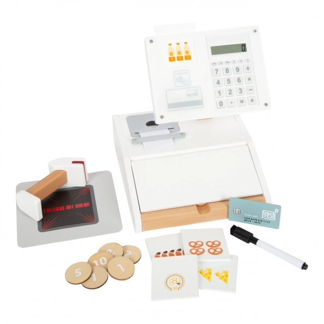 Petite caisse enregistreuse en bois Small Foot Fresh