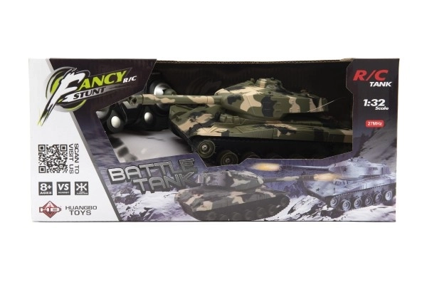 Tank RC en plastique 27cm 27MHz avec batterie+pack rechargeable avec son dans boîte 37x17x19cm