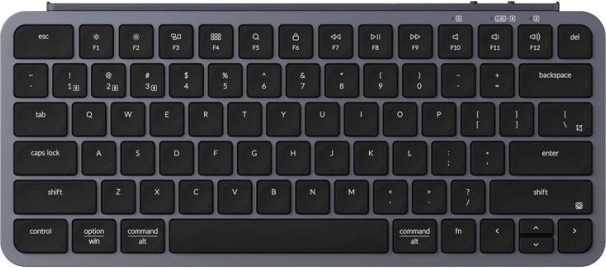 Clavier sans fil ultrafin Keychron B1 Pro 2.4G gris
