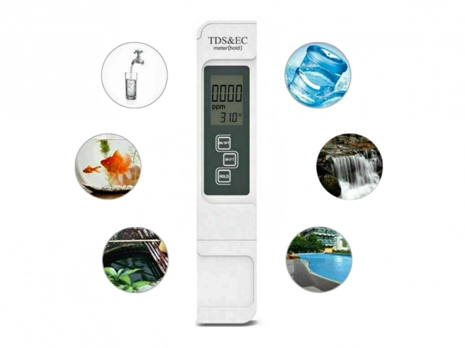 Testeur de dureté de l'eau TDS EC Osmose Température