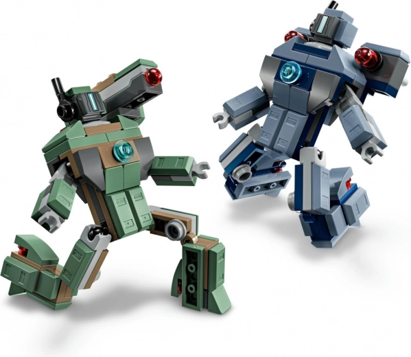 Méchas articulés pour des poses d’action