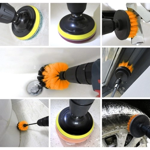 Ensemble de brosses de nettoyage pour perceuse