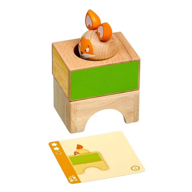 Lucy & Leo Renard Espiègle - jeu en bois avec modèles