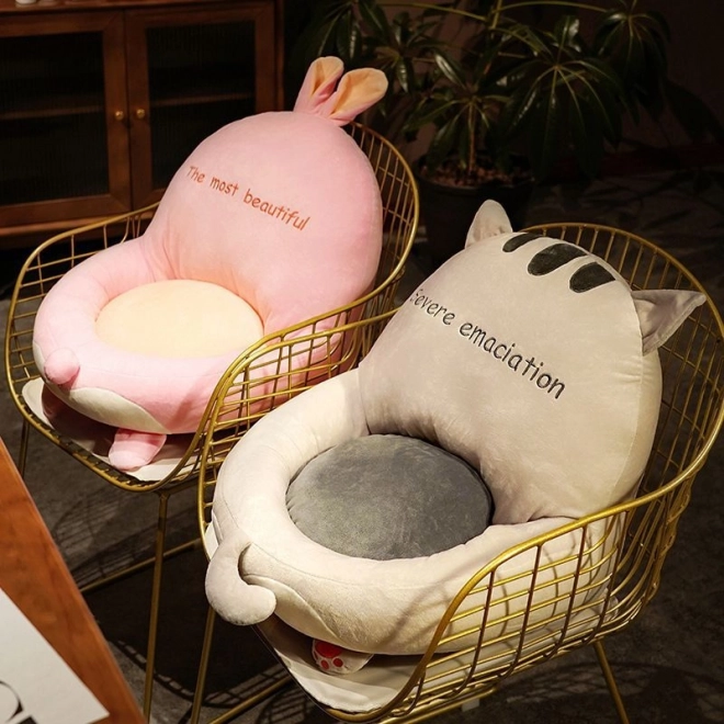 Coussin de chaise chat - 46x46 cm